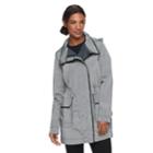 Women's Weathercast Hooded Performance Anorak Jacket, Size: Small, Grey (charcoal)