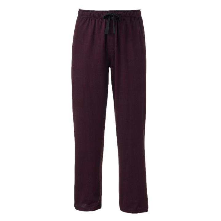 Men's Van Heusen Geometric Lounge Pants, Size: Large, Dark Red