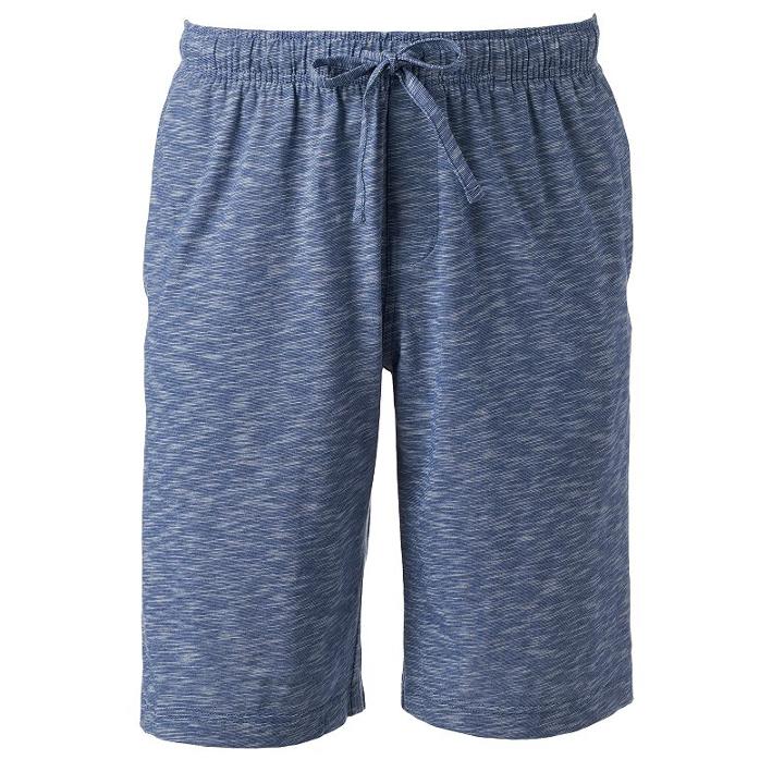 Big & Tall Croft & Barrow&reg; Slubbed Knit Jams Shorts, Men's, Size: 3xl Tall, Blue