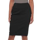 Women's Apt. 9&reg; Torie Pencil Skirt, Size: 10, Black