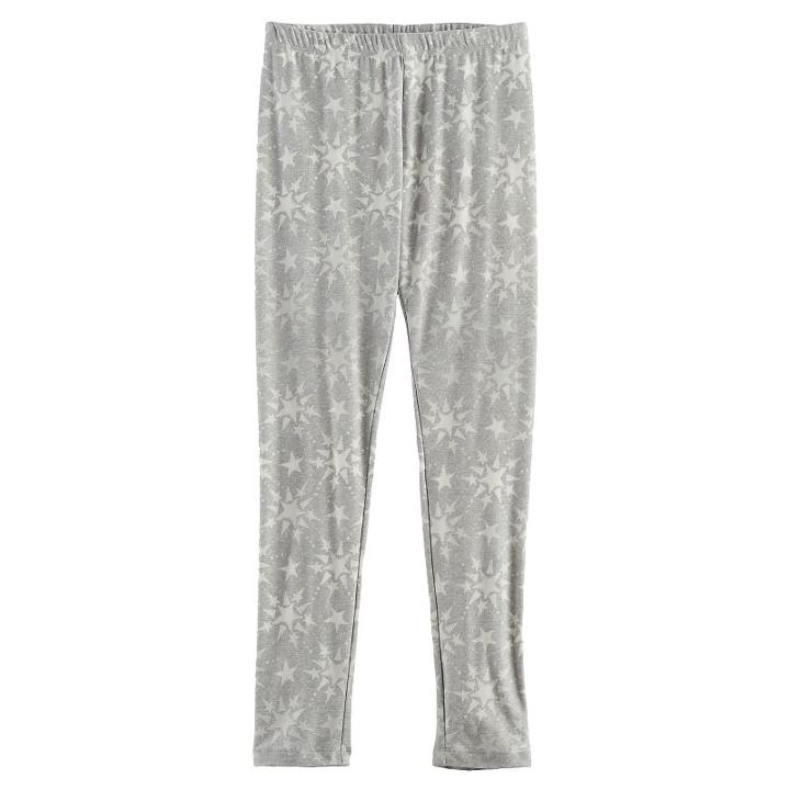 Girls 7-16 & Plus Size Mudd&reg; Patterned Soft Leggings, Size: 7-8, Med Blue