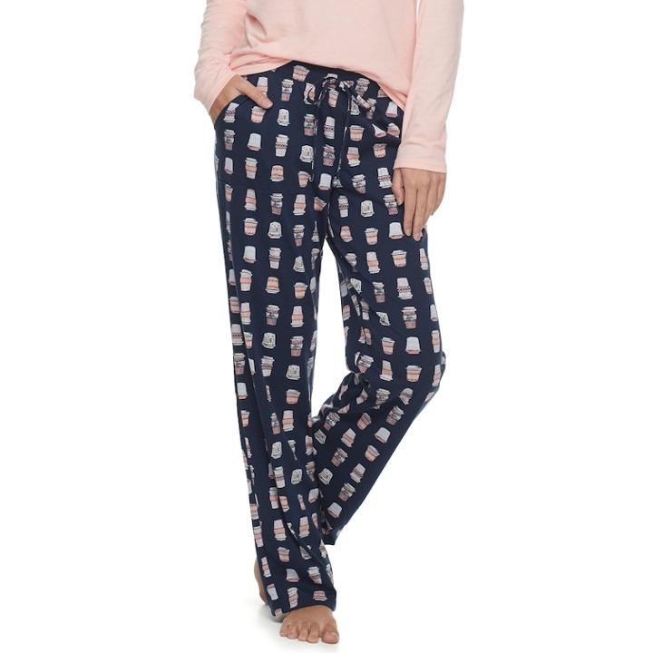 Women's Sonoma Goods For Life&trade; Knit Pants, Size: Xl, Dark Blue