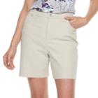 Women's Gloria Vanderbilt Amanda Jean Shorts, Size: 10, Brown