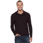 Men's Marc Anthony Slim-fit Shawl-collar Sweater, Size: Small, Dark Red