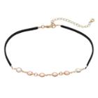 Lc Lauren Conrad Pink Stone Choker Necklace, Women's