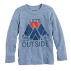Boys 4-10 Jumping Beans&reg; Heathered Graphic Tee, Size: 5, Dark Blue