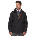 Men's Chaps Patch Pocket Barn Jacket, Size: Large, Black