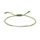 Lc Lauren Conrad Birth Month Curved Tube Cord Bracelet, Women's, Green