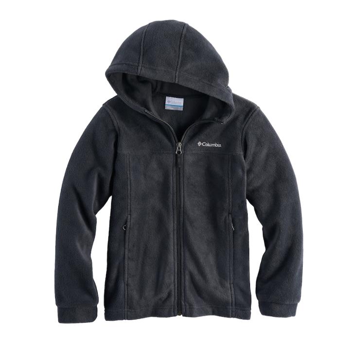 Boys 8-20 Columbia Flattop Ridge Hoodie, Size: Small, Grey (charcoal)