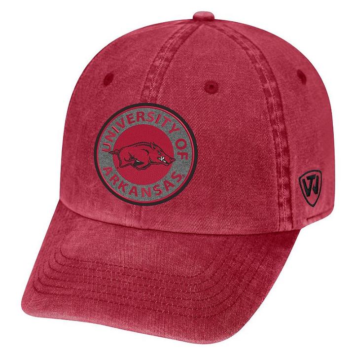 Adult Arkansas Razorbacks Fun Park Vintage Adjustable Cap, Men's, Med Red
