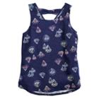 Girls 7-16 & Plus Size So&reg; Bow Back Tank Top, Size: 16, Dark Blue