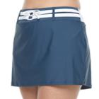 Plus Size Women's Free Country Colorblock Skirtini Bottoms, Size: 3xl, Med Grey