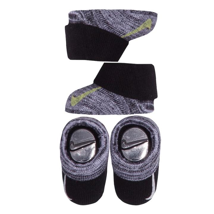 Baby Boy Nike 2-pack Gray & Black Booties