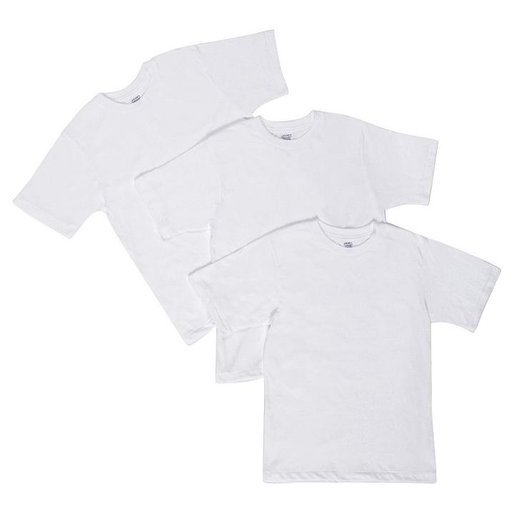 Boys Jockey 3-pk. Performance Tees, Boy's, Size: Medium, White