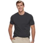 Big & Tall Sonoma Goods For Life&trade; Supersoft Stretch Pocket Crewneck Tee, Men's, Size: Xxl Tall, Grey