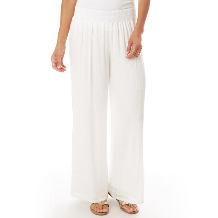 Women's Apt. 9&reg; Wide-leg Soft Pants, Size: Small, White