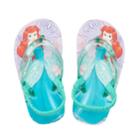 Disney's Ariel Toddler Girl Thong Flip Flop Sandals, Size: Large, Green