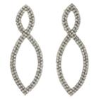 Simply Vera Vera Wang Simulated Stone Navette Drop Earrings, Women's, Black