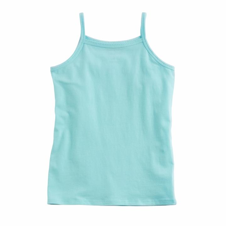 Girls 4-10 Jumping Beans&reg; Basic Cami Tank Top, Size: 7, Turquoise/blue (turq/aqua)