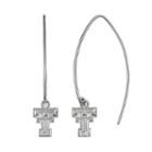 Dayna U Texas Tech Red Raiders Sterling Silver Hook Earrings, Women's, Grey