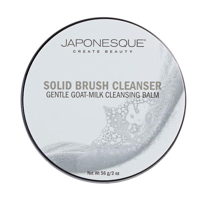 Japonesque Gentle Goat Milk Cleansing Balm Solid Brush Cleanser, Multicolor