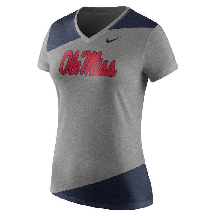 Women's Nike Ole Miss Rebels Champ Drive Tee, Size: Xxl, White