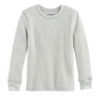 Boys 4-10 Jumping Beans&reg; Solid Thermal Tee, Size: 6, Light Grey
