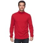 Men's Croft & Barrow&reg; Classic-fit Turtleneck, Size: Medium, Med Red