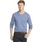 Big & Tall Izod Fieldhouse Classic-fit Wool-blend V-neck Sweater, Men's, Size: 3xb, Blue Other