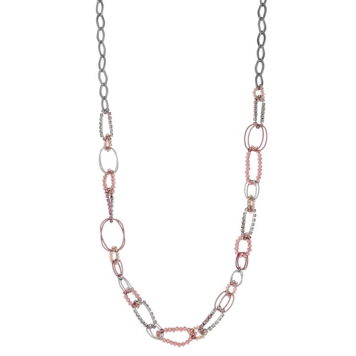 Simply Vera Vera Wang Two Tone Long Necklace, Women's, Dark Red