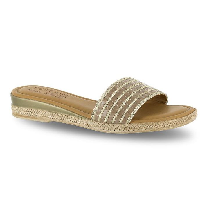 Tuscany By Easy Street Vanna Women's Sandals, Size: Medium (7.5), Natural