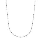 Pure 100 Bead & Twist Chain Necklace, Girl's, Size: 24, Grey