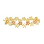 Junior Jewels Brass Flower Bangle Bracelet, Girl's, Pink