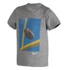 Boys 4-7 Nike Grid Dots Field Goal Football Graphic Tee, Size: 7, Grey
