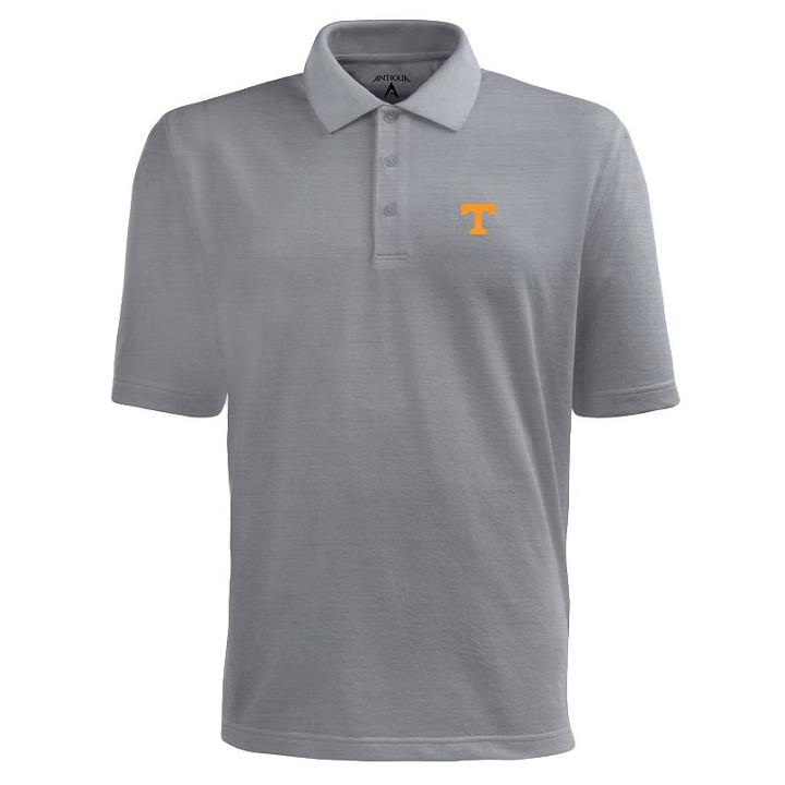Men's Tennessee Volunteers Pique Xtra Lite Polo, Size: Large, Grey