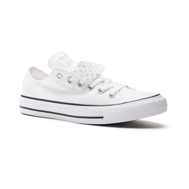Women's Converse Chuck Taylor All Star Double Tongue Sneakers, Size: 6, Natural