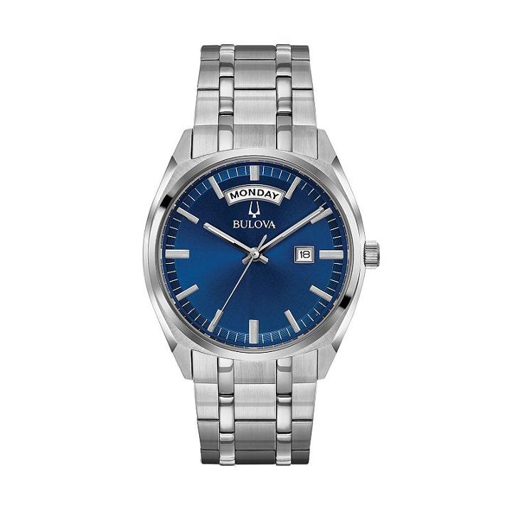 Bulova Men's Classic Stainless Steel Watch - 96c125, Size: Large, Grey