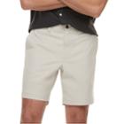Men's Sonoma Goods For Life&trade; Modern-fit 8-inch Stretch Flexwear Flat-front Shorts, Size: 42, Lt Beige