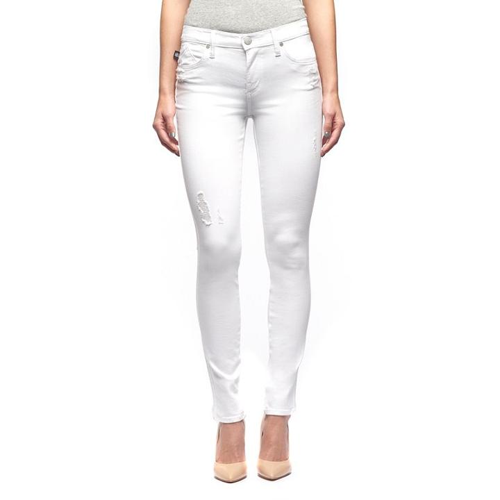 Women's Rock & Republic&reg; Berlin White Skinny Jeans, Size: 12 Avg/reg