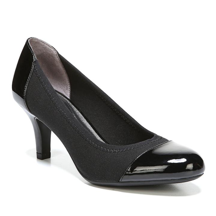 Lifestride Parigi Women's Pump High Heels, Size: Medium (6.5), Black