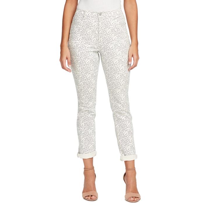 Women's Gloria Vanderbilt Amanda Tapered Ankle Jeans, Size: 14, Natural