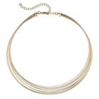 Napier Multi Strand Wire Collar Necklace, Women's, Gold