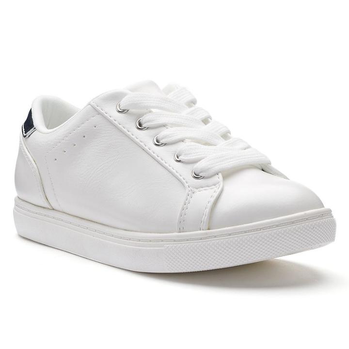 So&reg; Maria Girls' Sneakers, Size: 1, White Oth
