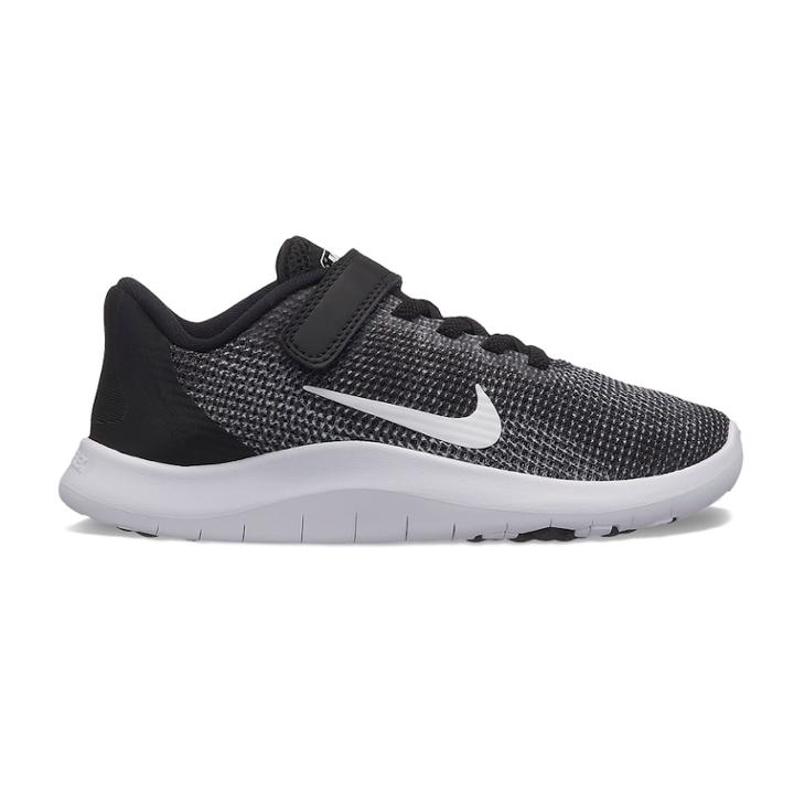 Nike Flex 2018 Rn Preschool Boys' Running Shoes, Size: 13, Black