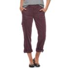 Women's Sonoma Goods For Life&trade; Convertible Utility Pants, Size: 8, Drk Purple