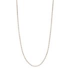 24k Gold Over Silver Two Tone Sparkle Chain Necklace - 18 In, Women's, Multicolor