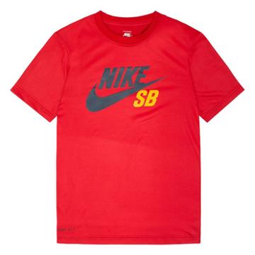 Boys 8-20 Nike Sb Dri-fit Logo Tee, Boy's, Size: Large, Brt Red