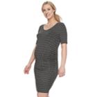 Maternity A:glow Ruched Sheath Dress, Women's, Size: L-mat, Oxford
