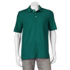 Men's Croft & Barrow&reg; Performance Tailored-fit Pique Polo, Size: Xl, Dark Green