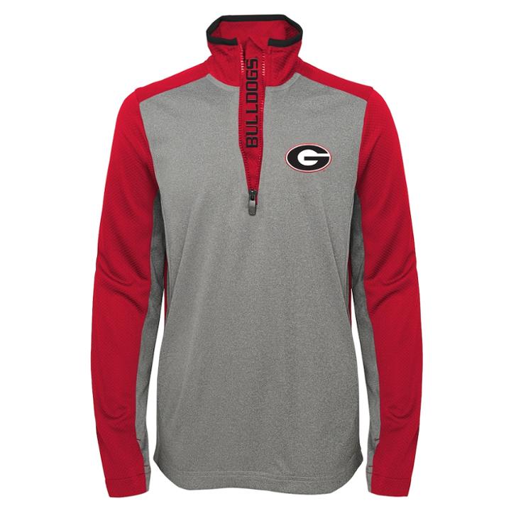 Boys 8-20 Georgia Bulldogs Matrix Pullover, Size: M 10-12, Grey